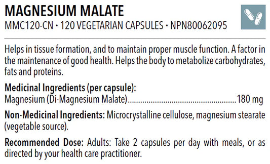 Magnésium Malate - Boutique Immersion Santé