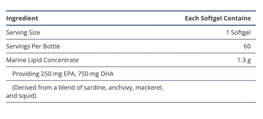 Omegagenics Neuro 1000 - Boutique Immersion Santé