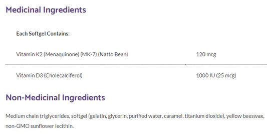 Vitamin D3 & K2 - Boutique Immersion Santé