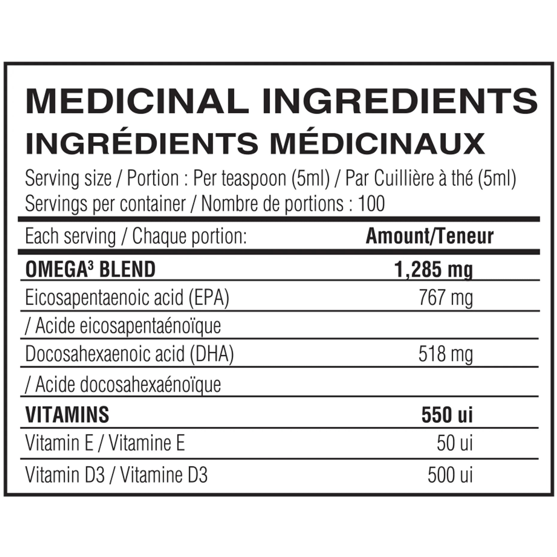 Omega-3 Liquide - Boutique Immersion Santé